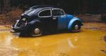 Trouble, my old 68 Beetle, after the minor flood at the house I rented.